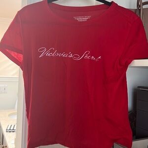 Victoria’s Secret red shirt